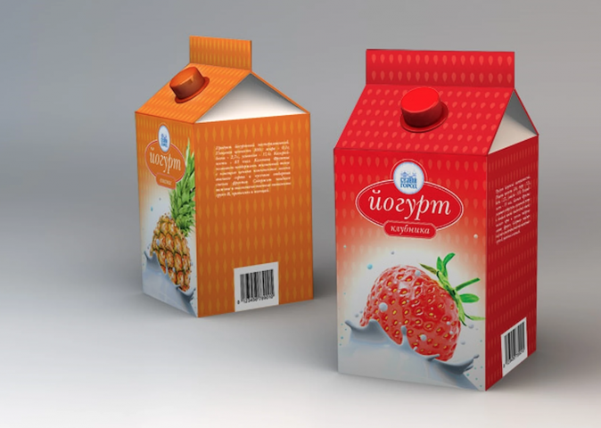 Упаковка для йогуртов