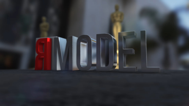ЯMODEL logo aimation