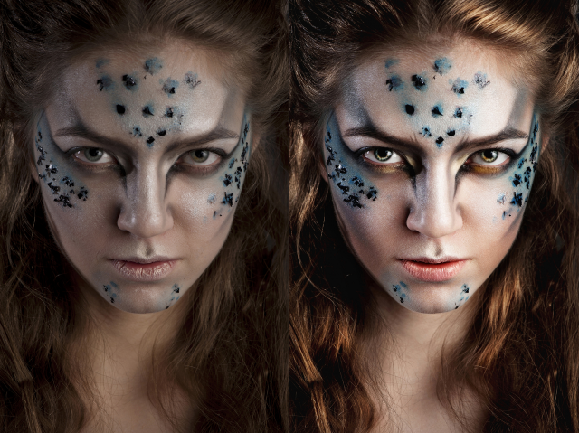 Ретушь студийного портрета