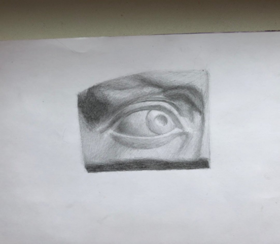 Гипсовый глаз