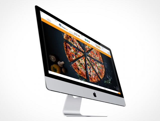 "Pizzatime" landing page design