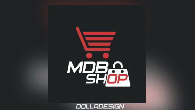 Логотип MDB SHOP для интернет-магазина