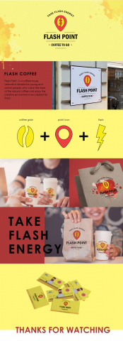 Логотип кофейни Flash Point