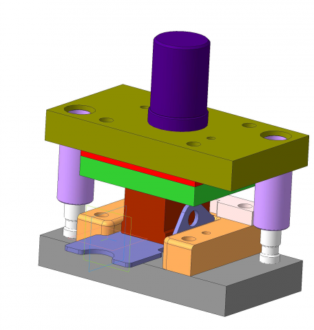 Штамп гибка кулачка