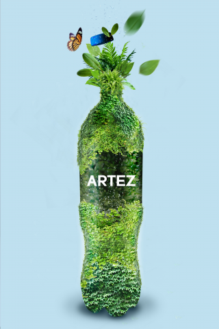 Этикетка артезианской воды ARTEZ