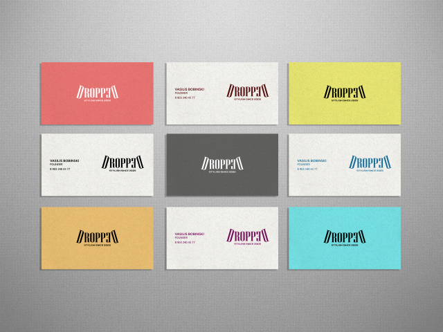 Разработка логотипа Dropped