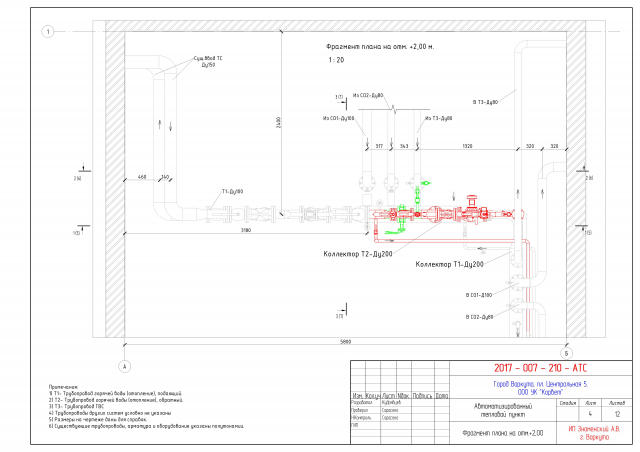 Тепловой узел автоматизированный Гостиница Воркута