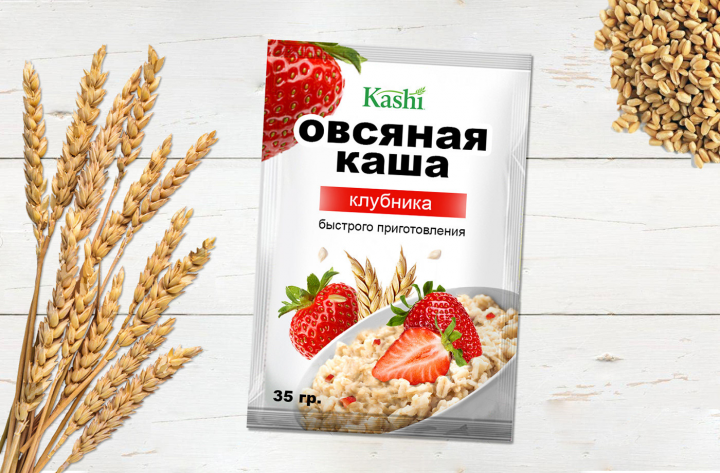 Упаковка овсяной каши