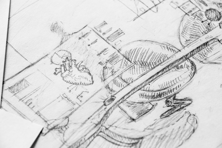 Эскиз 3D лаборатории.