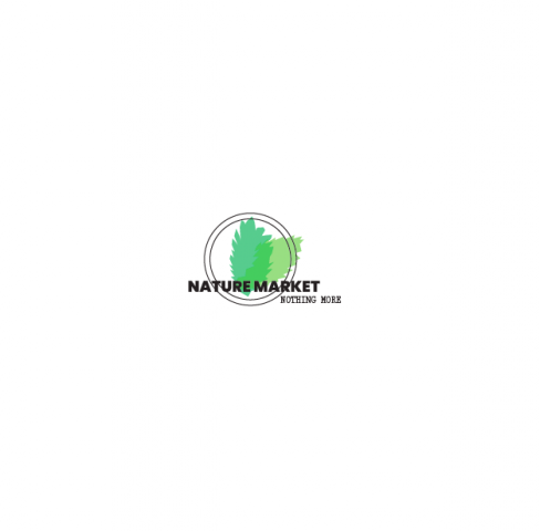 Логотип для лавки натуральной косметики "Nature market"