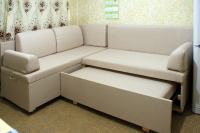 Угловой кухонный диван-трансформер