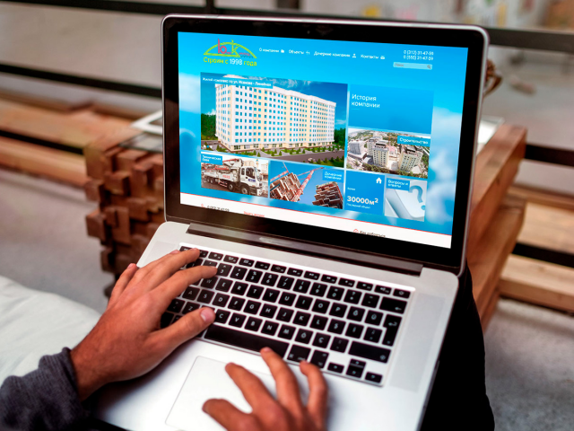 ЮНИС Курулуш - корпоративный сайт