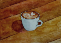 Акварельный скетч