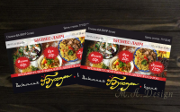 Флаеры для ресторана восточной кухни.