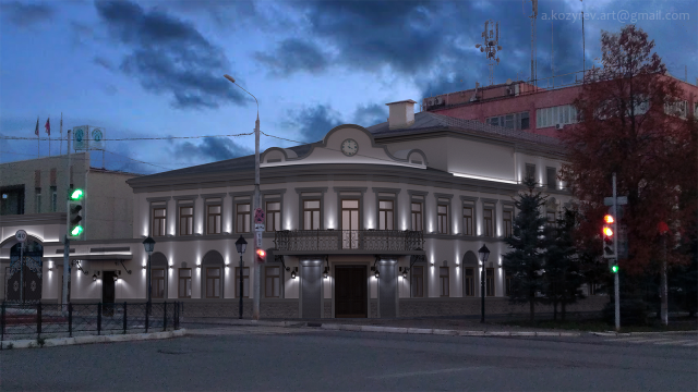 Реставрация фасада бывшего здания Сбербанка (г. Чистополь)