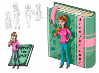 Персонаж для кулинарного сайта