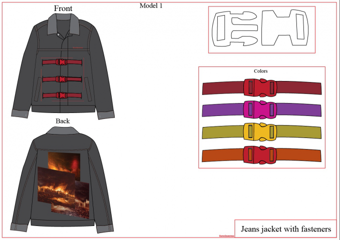 Моя собственная джинсовая куртка London 1666