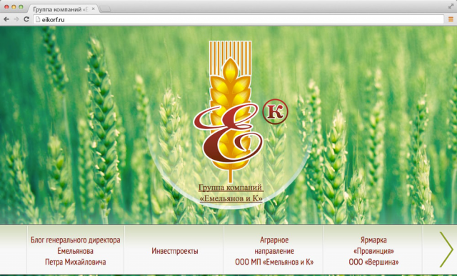 Корпоративный мультисайт группы компаний
