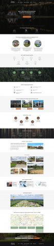 Landing Page котеджного поселка