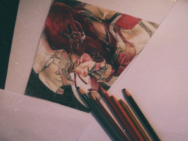 Рисунок цветными карандашами