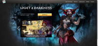 Сайт игры Light&Darkness (текущая версия)