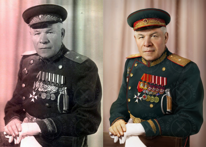Реставрация и раскрашивание фото