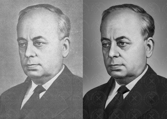 Улучшение качества старого портрета