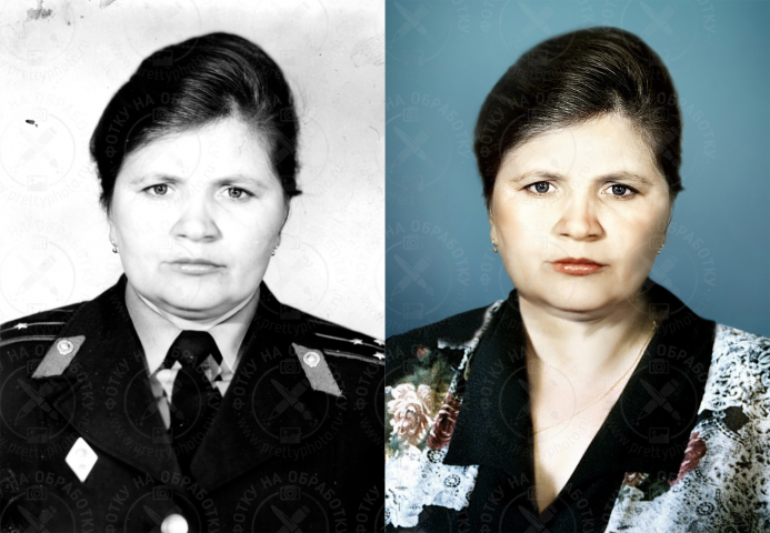 Реставрация и раскрашивание фото. Фотомонтаж.