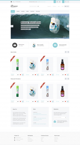 Landing page Breeze