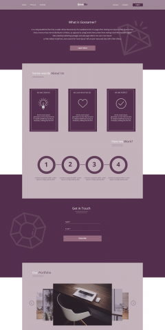 Landing page GossaMer