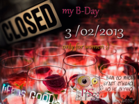 Плакат "B-Day"