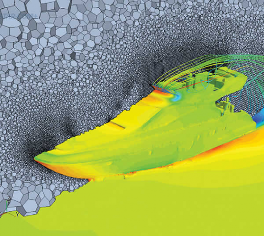 Гидродинамический и аэродинамический расчёт катера.