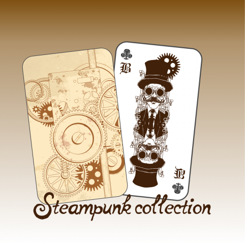 Карты в стиле стимпанк