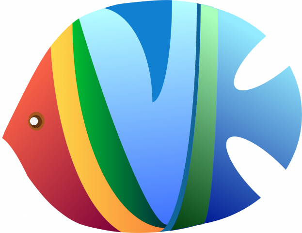 Векторная рыбка