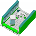 Проектирование мебели для частной аптеки