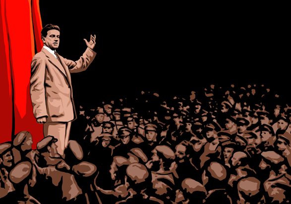 маяковский на митинге