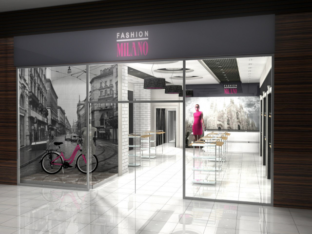 дизайн магазина Fashion Milano ТРЦ "Мегаторг" г. Владимир