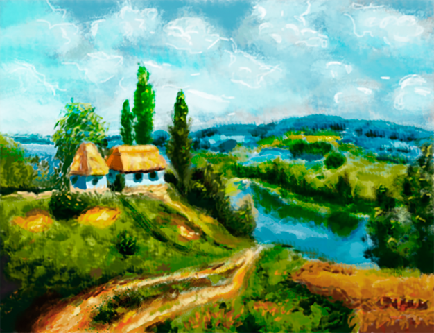 Пейзаж лето