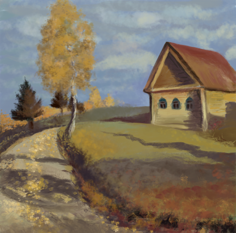 Пейзаж осень