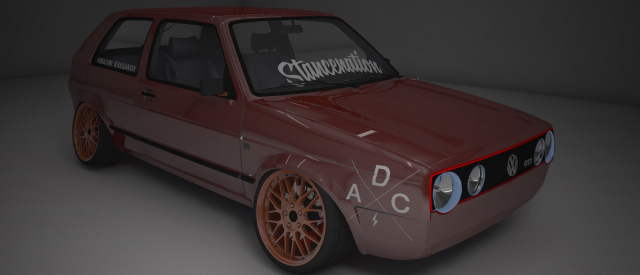Volkswagen Golf stance