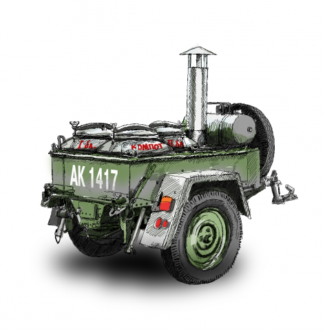 Рисунок для обложки газеты "Поехали"