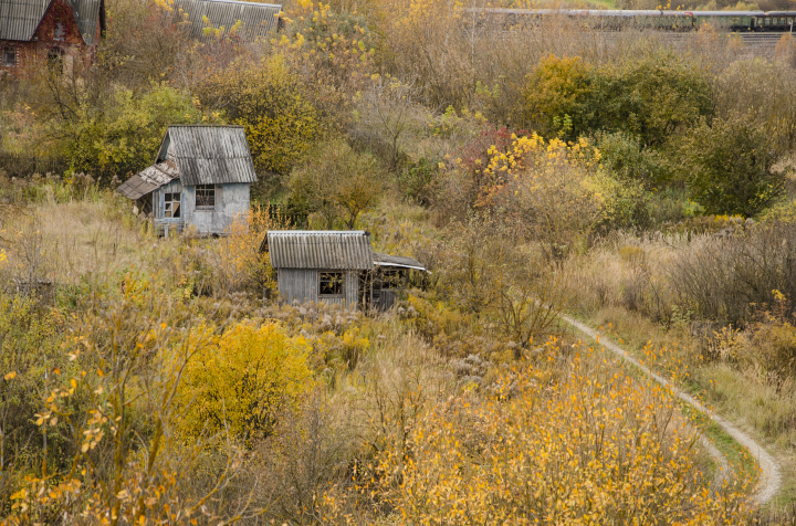 Осень в заокске