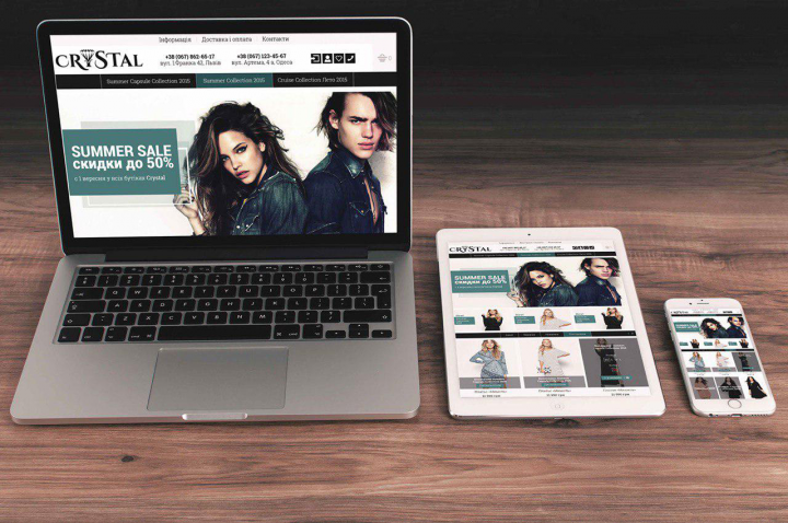 Cristal clothing store