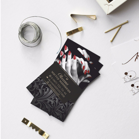 Дизайн визитки