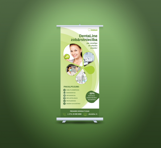 Roll-up для стоматологического кабинета