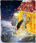 Эллис и Рождество(иллюстрация к книге)