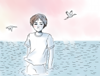 fly in river