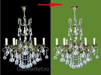 люстра (замена фона)