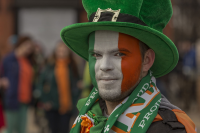 На ирландском параде...