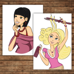 Персонажи для MyLovelyMoskow